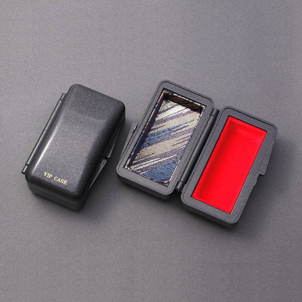 Amazon | 印鑑ケース おしゃれ VIPケース角印・特大丸型印 25mm用